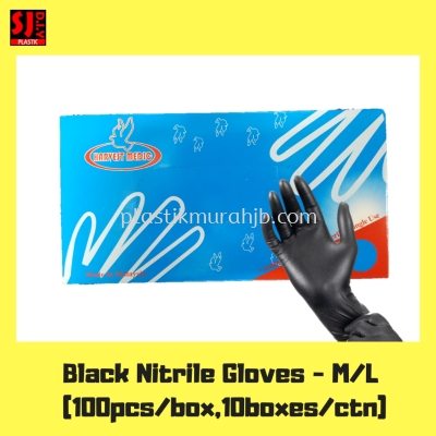 Black Nitrile Glove 