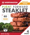 Worthington Meatless Steak - Steaklet 256gm ( 4pcs / pkt ) Meatless with Egg white content Vegetarian Meat Vegan