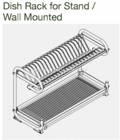 STAND / WALL DISH RACK