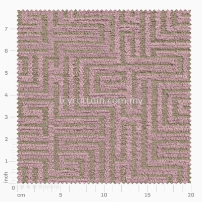 Geometric Chenille Upholstery Astico Adigo 07 Plum