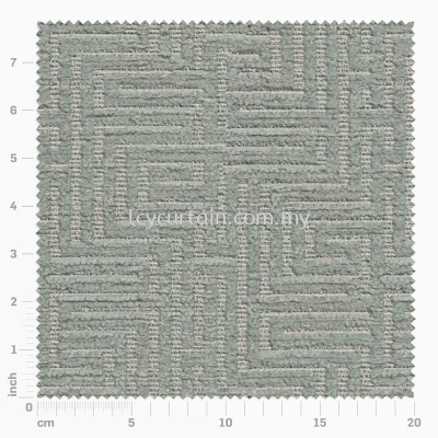 Geometric Chenille Upholstery Astico Adigo 04 Fog