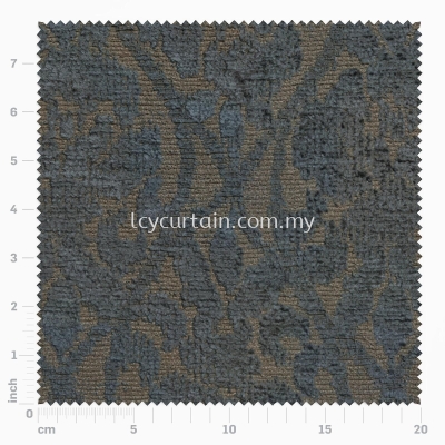 Damask Chenille Upholstery Astico Brenta 03 Midnight