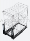THREE LAYERS FUNCTION PULL OUT BASKET STEEL ( POLISH CHROME ) BASKET KITCHEN BASKET