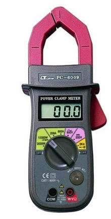 LUTRON PC-6009 POWER CLAMP METER, low power