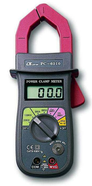 LUTRON PC-6010 POWER CLAMP METER, high power