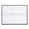 Wooden Frame Melamine Non Magnetic Whiteboard (600H x 900L mm) WHITE BOARD WRITING BOARD