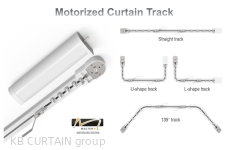 Motorized curtain Track