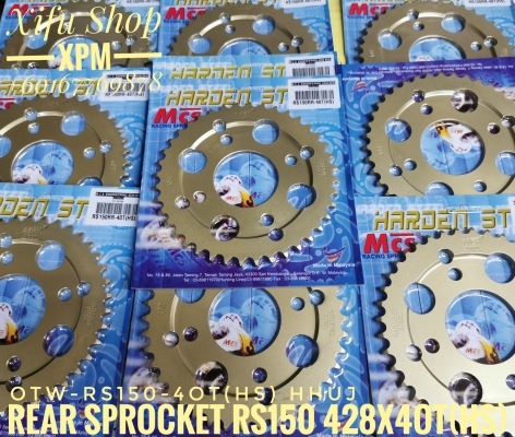 REAR SPROCKET RS150 428X40T HS OTW-RS150-40T LNGE