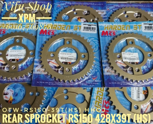 REAR SPROCKET RS150 428X39T HS OTW-RS150-39T LNIE