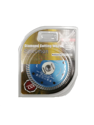 4" SPECMAN DIAMOND CUTTING WHEEL TURBO TYPE 9000