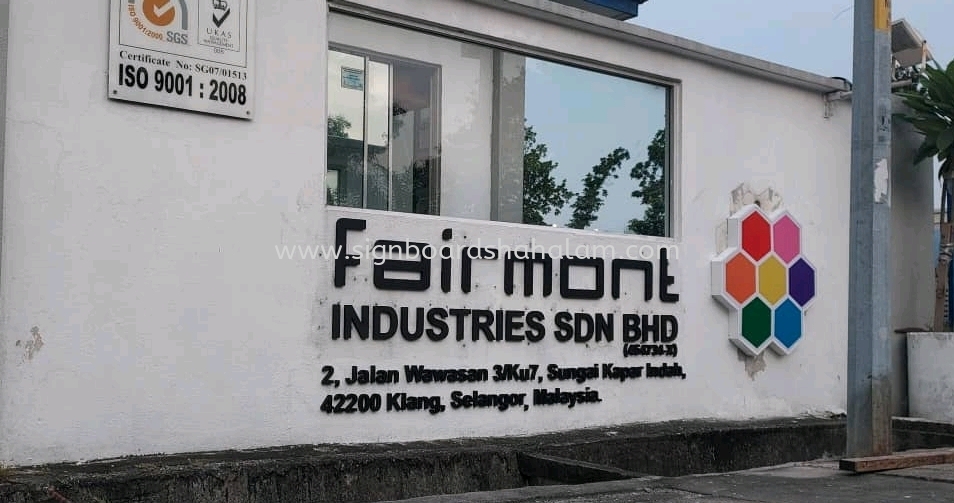 Fairmont Kapar - 3D Box Up Lettering Signboard With Non LED