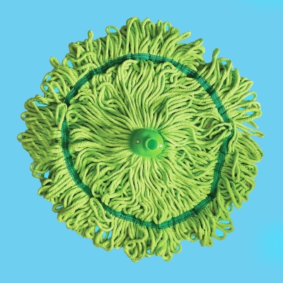 Microfiber Circular Mop Green Color