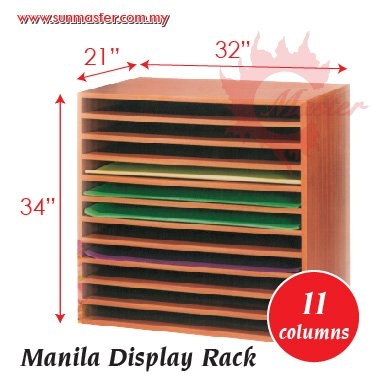 Manila Card Rack