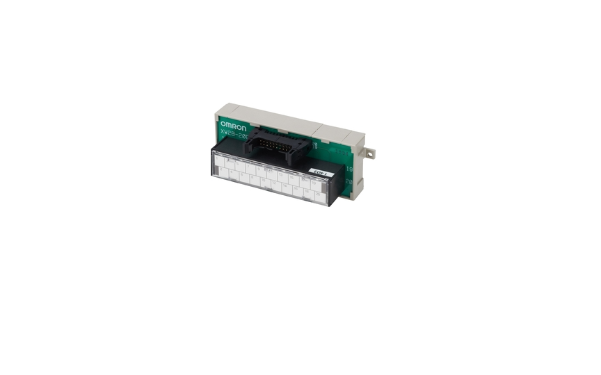 omron xw2b (standard-type) simplifies connector and terminal block replacement, and requires less in