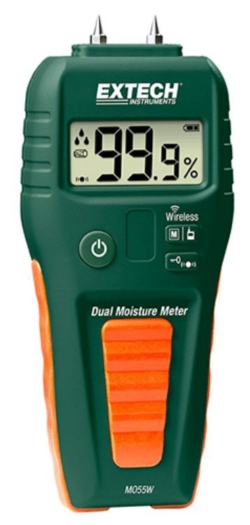 Extech MO55W Wireless Datalogging Pin/Pinless Moisture Meter