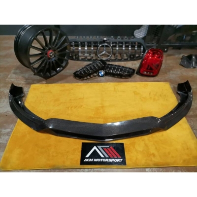 Mercedes Benz W117 CLA carbon fiber front skirt