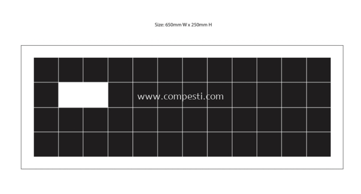 Fly Glue Board Black 06 - 250mm x 650mm