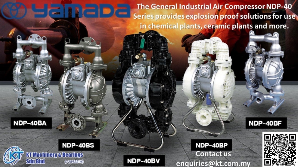 Yamada NDP-40 series AODD pumps