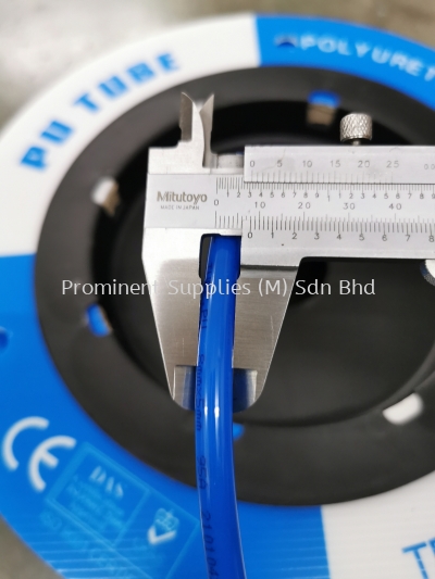 Size 8MM Pu Tubing measurement with caliper 