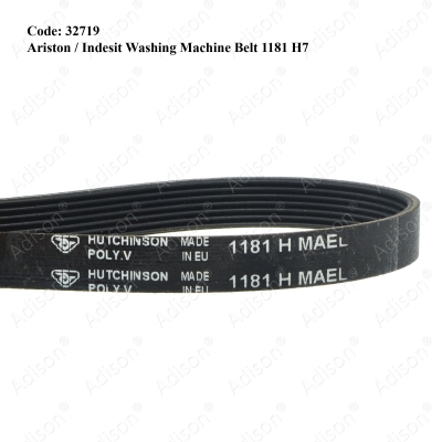 Code: 32719 Rib Belt 1181 H7 for Ariston/Indesit