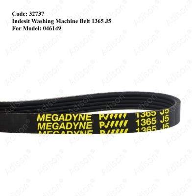 Code: 32737 Rib Belt 1365 J5 Indesit 046149