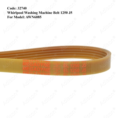 Code: 32740 Rib Belt 1250 J5 Whirlpool AWN6085