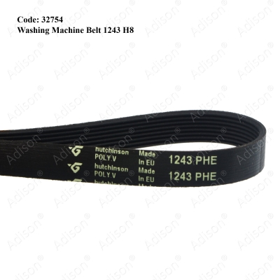 Code: 32754 Rib Belt 1243 H8 For Bosch WAE16060SG