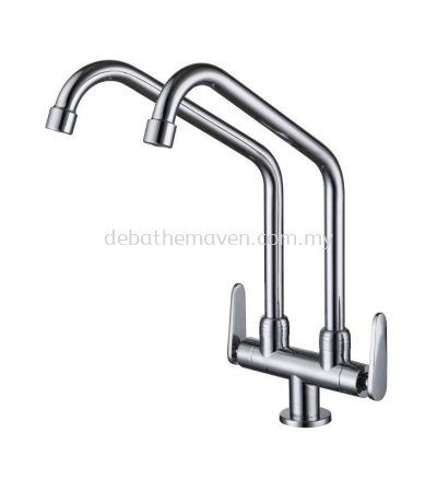 CODECOR - DOUBLE PILLAR SINK TAP