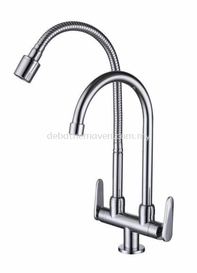 CODECOR - DOUBLE PILLAR SINK TAP