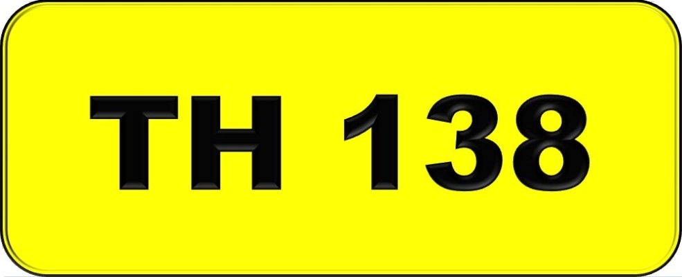 Number Plate TH138