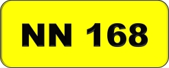 Number Plate NN168 Superb Classic Plate