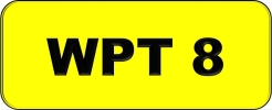 WPT8 VVIP Plate