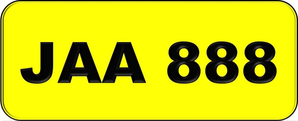 VIP Nice Number Plate (JAA888)