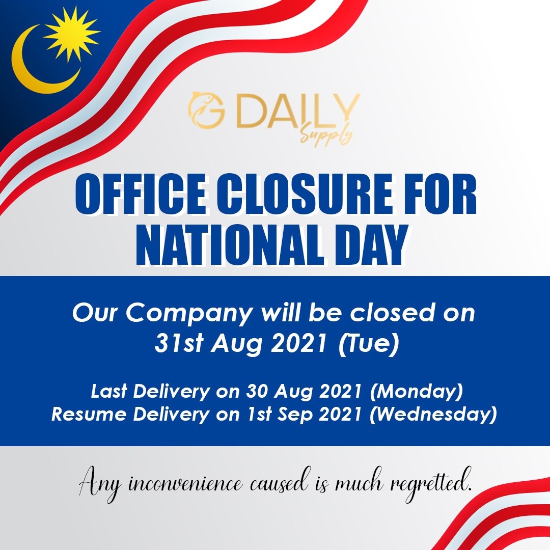 Closure Notices For National Day - Aug 21, 2021, Selangor, Malaysia ...