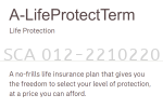A-LifeProtectTerm Life Insurance / Total Permanent Disable Personal Insurance