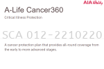 A-Life Cancer360 Critical Illness Insurance Personal Insurance