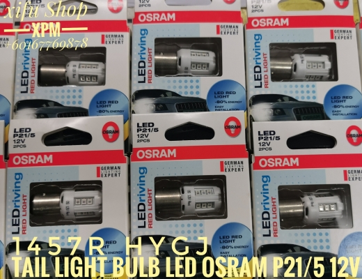 TAIL LIGHT BULB LED OSRAM 12V RED 1457R AMIE 