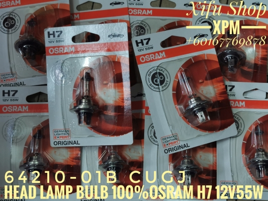 HEAD LIGHT BULB H7 64210-01B 55W PX26D 64210-01B LAIE 