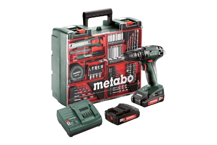 METABO CORDLESS IMPACT DRILL MOBILE WORKSHOP SET, SB18SET