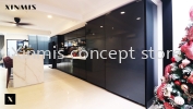  BATTLESHIP GREY 4G GLASS DOOR Aluminium kitchen cabinet