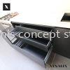 BLACK CLASSIC DOOR Aluminium kitchen cabinet