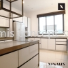  CLEAR WHITE 4G GLASS DOOR Aluminium kitchen cabinet