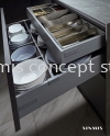 XINMIS x Hui Mei Ïô»ÛÃô GREY MATTE DOOR Aluminium kitchen cabinet