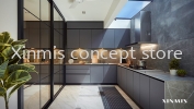 XINMIS x Hui Mei Ïô»ÛÃô GREY MATTE DOOR Aluminium kitchen cabinet