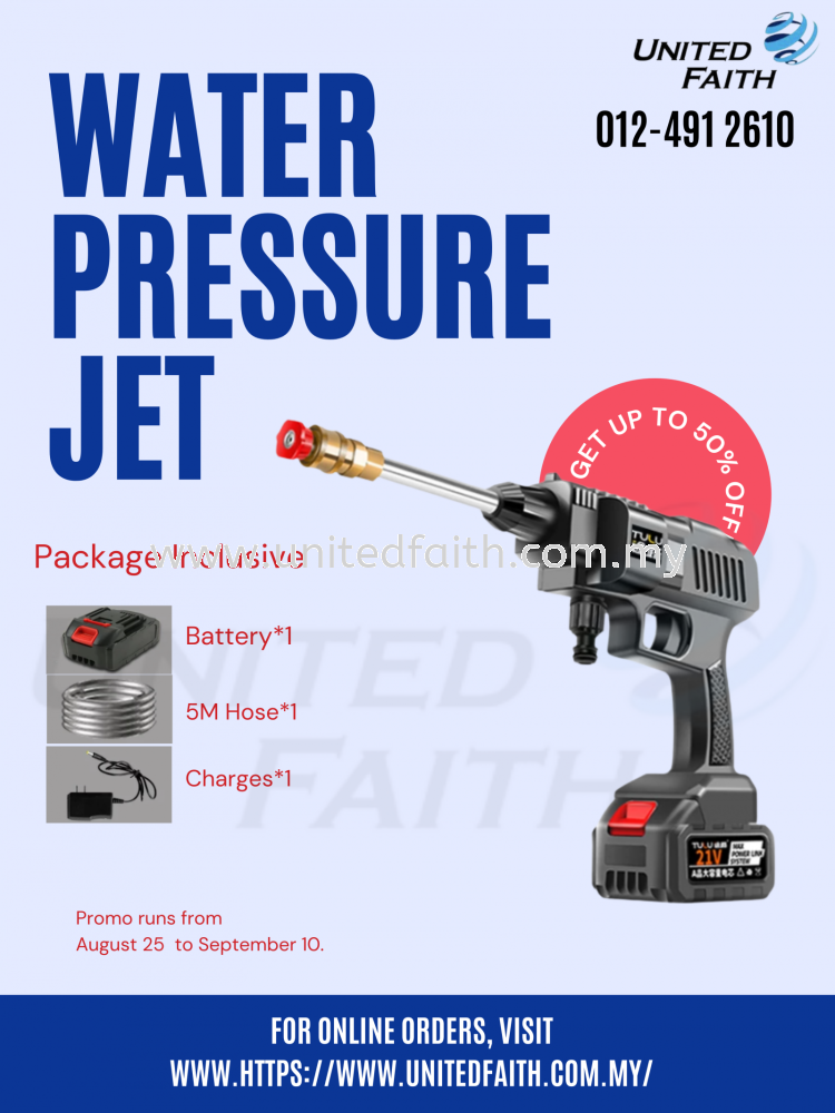 Water Pressure Jet for aircond service