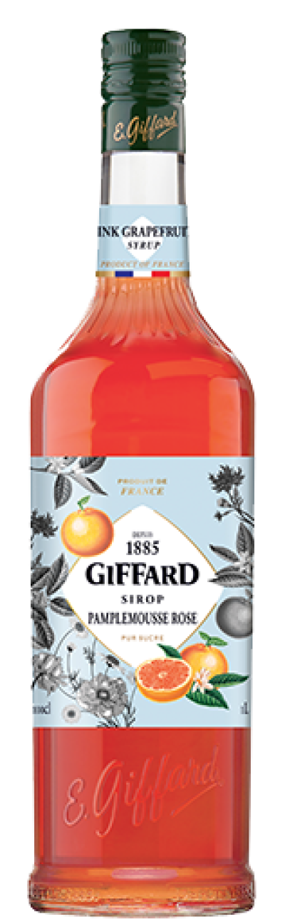 GIFFARD PINK GRAPEFRUIT SYRUP 1L