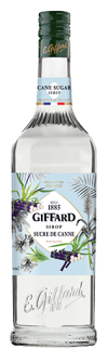 GIFFARD WHITE SUGAR CANE SYRUP 1L FRUITS AND PLANTS Syrups Beverage