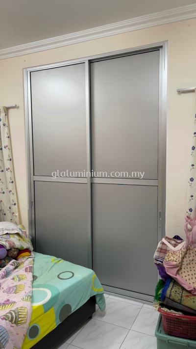 S. door 2 panel ( Na + ACP silver) @Sausana 4/2b,Tun hussein onn 