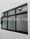  Sliding windows 3 panels + Above fit glass Aluminium Sliding Windows