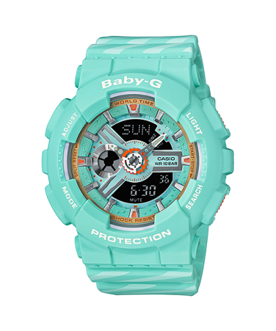 BABY-G BA-110CH-3A ANALOG DIGITAL WATCH